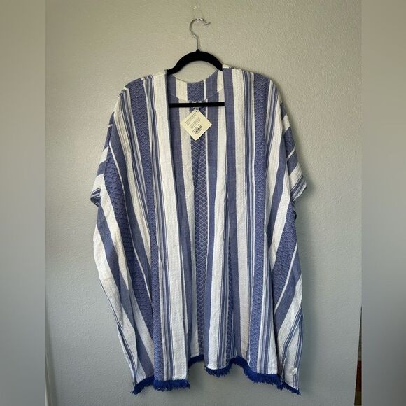 NWT*** Echo Design Textured Yarn Dye Kimono OS - Picture 2 of 8